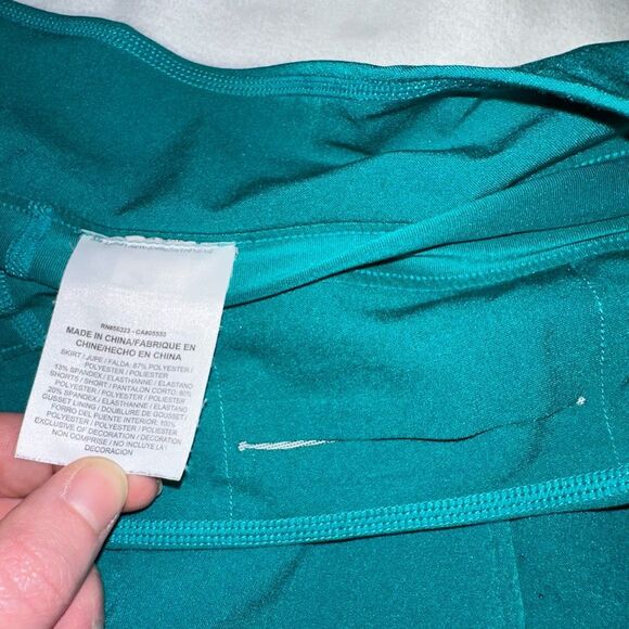 Nike Drifit Women’s Teal Green Blue Athletic Golf Skort Small EUC - Picture 8 of 10